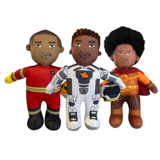 Kay, Kai & Mansa Musa Jr: Ultimate MeBe Plush Toy Set for Kids